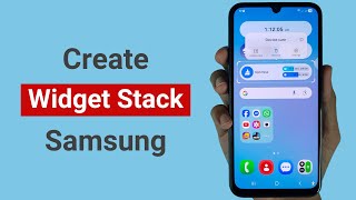 How to Create Widget Stack on Home Screen on Samsung