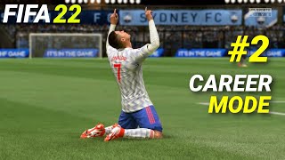 FIFA 22 - Sydney FC vs Manchester United - Career Mode | PS4