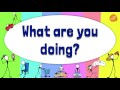 present continuous verb chant what are you doing pattern practice 1