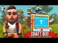 SCRAP MECHANICS SURVIVAL #2 - MECHANIC STATION/CRAFT BOT!!