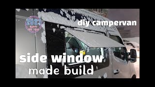 EP4. Renault master. diy camper van. side window self made. 캠핑카 창문 직접 만들기.르노마스터.사이드 창문 100% 자작하기