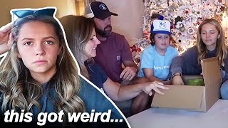 AWKWARD FAMILY GIFT EXCHANGE // VLOGMAS DAY 4