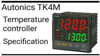 Autonics  TK series/TK4M temperature controller connection .