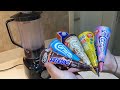 FIZ UM SUPER MILKSHAKE COM TODOS OS SORVETES CORNETTOS DO MERCADO!! (ficou bom?)