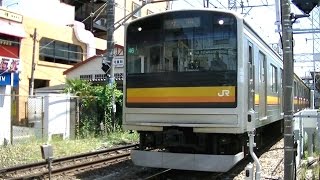 JR南武線205系ナハ46編成各停立川行き 向河原駅発車②