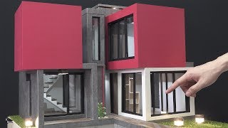How to Make Awesome Mini House #7 - exterior finish and sliding window
