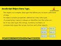 JavaScript Non-Primitive Data Types