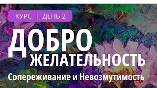 Сопереживание и Невозмутимость | Курс «Доброжелательность» | День 2