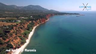 red beach @ maronia (dji phantom 3)