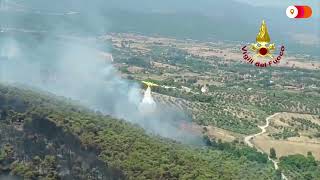 Italy joins Greece in fighting raging wildfires