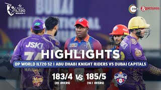 ILT20 S2 | हिंदी - HIGHLIGHTS | Dubai Capitals  V/S Abu Dhabi Knight Riders - T20 Cricket | 25th Jan
