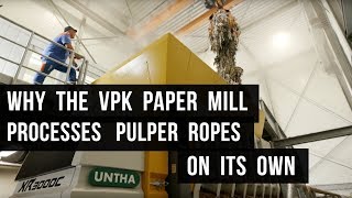 Paper recycling: why VPK processes ragger wires on its own