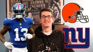 ODELL BECKHAM TRADED to the BROWNS!!! Reacting to CRAZY NEWS!