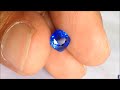 1.20 ct certified watch video natural cornflower blue sapphire cushion 6.1x6.1