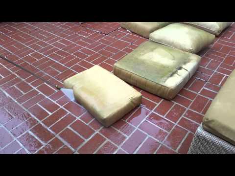 How to clean your patio cushions! How to clean your patio cushions!