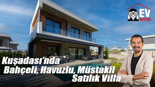 Kuşadası Güzelçamlı'da Milli Park'ın Eteklerinde, Denize Yakın, Havuzlu | Kuşadasında Satılık Villa