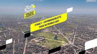 Tour de France 2021 - Grand Départ : Parcours 1ère étape / 3D route stage 1