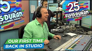 Our First Time Back In Studio | Elvis Duran Exclusive