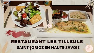 Vlog Restaurant Les Tilleuls près d'Annecy - Plats de poissons du Lac et cuisine savoyarde familiale