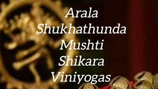 Arala, Shukhathunda, Mushti and Shikhara Hasta Viniyogas I Kalakshetra style