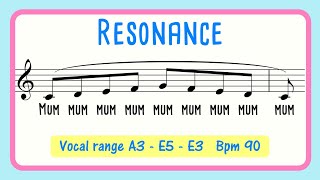 Resonance Vocal Warm Up for Female Voice | Mum Mum