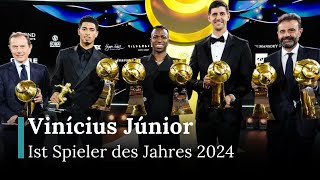 Vinicius Junior ist Spieler des Jahres bei den Dubai Globe Soccer Awards 2024 | RND | AQ1E