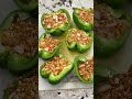 stuffed capsicum stuffed pepper viralshorts viralvideo shorts viral🫓asmr