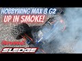 Traxxas Sledge Run Didn't Go As Planned  (Hobbywing Max 8 G2 up in smoke)