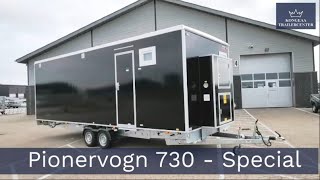 Scanvogn 730 special miljøvogn/ pionervogn til 6 pers. med vakuum toilet, solceller, batteripakke +