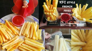 KFC ఫ్రెంచ్ ఫ్రైస్ ఈజీగా ఇంట్లోనే పర్ఫెక్ట్ టేస్ట్ తో/Store చేసి/ frozen french fries / how to store