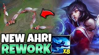NEW AHRI REWORK GIVES HER 8 DASHES IN A ROW?! (THIS IS AMAZING) - League of Lege