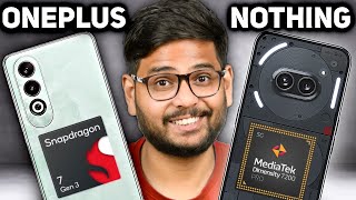 OnePlus Nord CE4 vs Nothing Phone 2(a) - Reality of Snapdragon 7 Gen 3 vs Dimens
