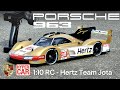 Porsche 963 Hypercar Track Run | R/C Scale 1:10 | Tamiya TC01 chassis