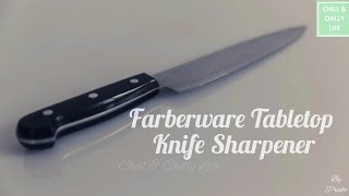 Farberware Tabletop Knife Sharpener | Review| @SpiceAndExplore