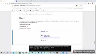 About flake8 Library in python