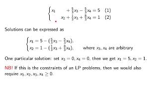 V3-04. Linear Programming. review of pivot, canonical form