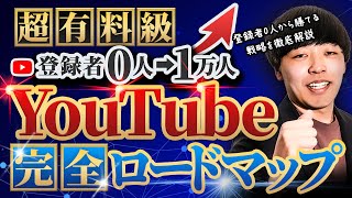 【2022年最新】YouTubeの登録者数を1万人まで増やす完全ロードマップ