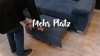 Monterrey Ecksofa mit Schlaffunktion und vieles mehr von Froschkoenig24