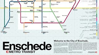 Enschede Metro Transit Map 2021: The Making Of