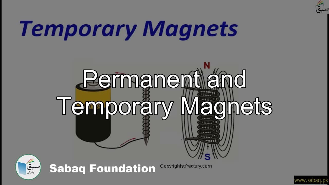 Permanent And Temporary Magnets, General Science Lecture | Sabaq.pk ...