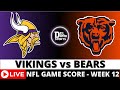 Minnesota Vikings vs Chicago Bears Live - NFL Week 12 - Game Score Play-by-Play - Nov 24, 2024