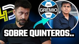 JOGO PELA COPA DO BRASIL COLOCA EM CHEQUE O CARGO DE QUINTEROS NO GRÊMIO? RAFAEL SOBIS COMENTA