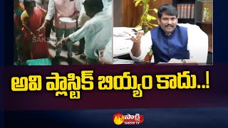 AP Food Commission Chairman Chitha Vijay Prathap Reddy Clarity on Plastic Rice | Sakshi TV