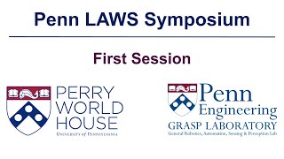 Penn LAWS Symposium: First Session