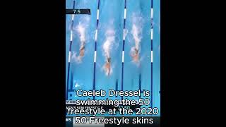 Caeleb Dressel's Dominant 50 Freestyle at the 2020 50 Freestyle Skins #swimming #caelebdressel #swim