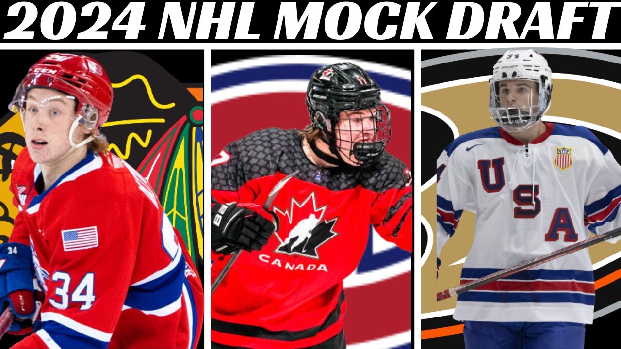 2024 NHL Mock Draft (Top 10 Prospects) - YouTube