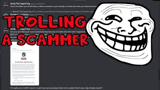 Trolling a Discord Scam "I accidently reported you" (I tried)