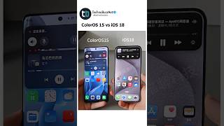 ColorOS 15 vs iOS 18. - Dynamic Island