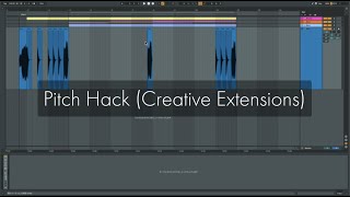 Ableton Live一口メモ - Pitch Hack (Creative Extensions)