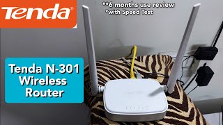 Tenda N301 Wireless N-300 Easy Setup Wi-Fi Router (Not a Modem) | Review